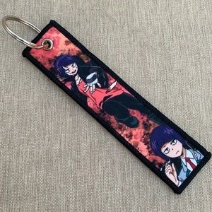 NEW My Hero Academia Kyoka Jiro Earphone Jack Jet Tag Keychain